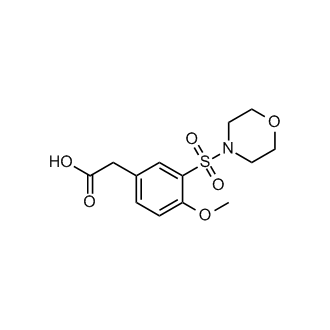 2-[4-methoxy-3-(morpholine-4-sulfonyl)phenyl]acetic acid