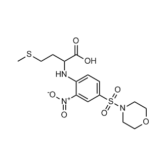 4-(Methylsulfanyl)-2-{[4-(morpholine-4-sulfonyl)-2-nitrophenyl]amino}butanoic acid