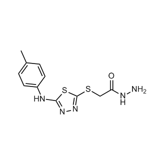 2-({5-[(4-methylphenyl)amino]-1,3,4-thiadiazol-2-yl}sulfanyl)acetohydrazide