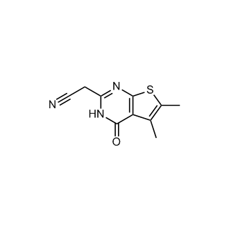 2-{5,6-dimethyl-4-oxo-3H,4H-thieno[2,3-d]pyrimidin-2-yl}acetonitrile