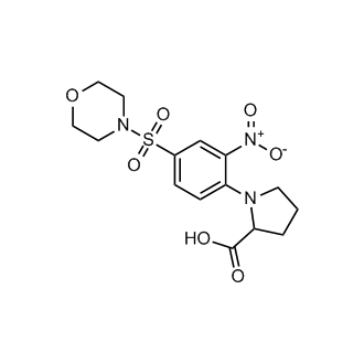 1-[4-(morpholine-4-sulfonyl)-2-nitrophenyl]pyrrolidine-2-carboxylic acid