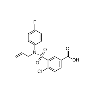 4-Chloro-3-[(4-fluorophenyl)(prop-2-en-1-yl)sulfamoyl]benzoic acid