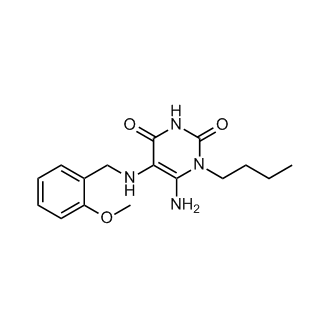 6-Amino-1-butyl-5-{[(2-methoxyphenyl)methyl]amino}-1,2,3,4-tetrahydropyrimidine-2,4-dione