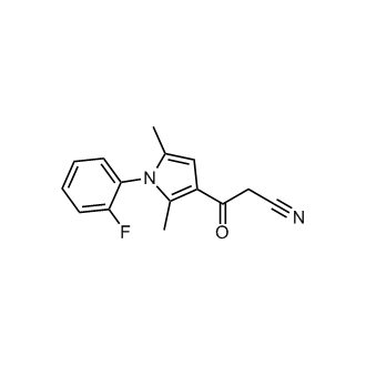 3-[1-(2-fluorophenyl)-2,5-dimethyl-1H-pyrrol-3-yl]-3-oxopropanenitrile