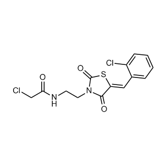 2-Chloro-N-(2-{5-[(2-chlorophenyl)methylidene]-2,4-dioxo-1,3-thiazolidin-3-yl}ethyl)acetamide