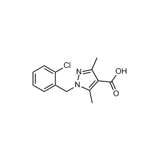 1-[(2-chlorophenyl)methyl]-3,5-dimethyl-1h-pyrazole-4-carboxylic acid