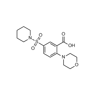 2-(Morpholin-4-yl)-5-(piperidine-1-sulfonyl)benzoic acid
