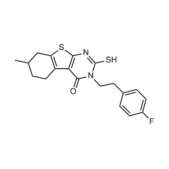 3-[2-(4-Fluorophenyl)ethyl]-2,3,5,6,7,8-hexahydro-7-methyl-2-thioxo[1]benzothieno[2,3-d]pyrimidin-4(1H)-one
