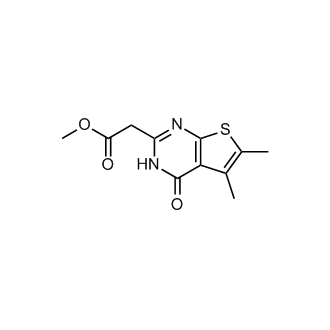Methyl 2-{5,6-dimethyl-4-oxo-3h,4h-thieno[2,3-d]pyrimidin-2-yl}acetate
