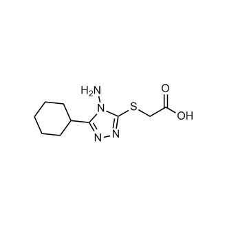 2-[(4-amino-5-cyclohexyl-4h-1,2,4-triazol-3-yl)sulfanyl]acetic acid
