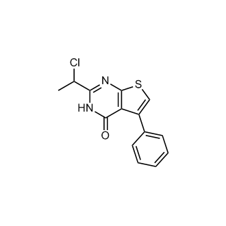 2-(1-Chloroethyl)-5-phenyl-3h,4h-thieno[2,3-d]pyrimidin-4-one