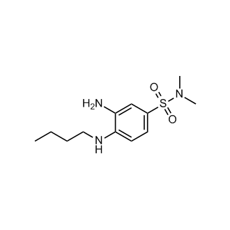 3-Amino-4-(butylamino)-n,n-dimethylbenzene-1-sulfonamide