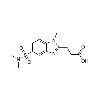 3-[5-(dimethylsulfamoyl)-1-methyl-1h-1,3-benzodiazol-2-yl]propanoic acid