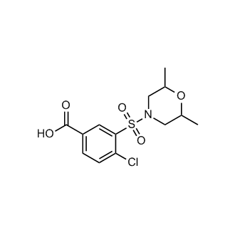 4-Chloro-3-[(2,6-dimethylmorpholin-4-yl)sulfonyl]benzoic acid