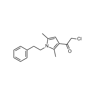 2-Chloro-1-[2,5-dimethyl-1-(2-phenylethyl)-1h-pyrrol-3-yl]ethan-1-one