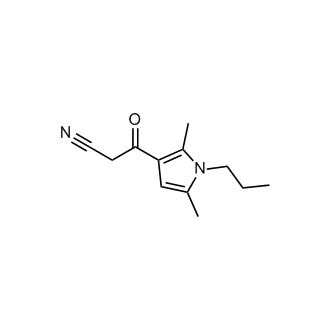 3-(2,5-Dimethyl-1-propyl-1h-pyrrol-3-yl)-3-oxopropanenitrile