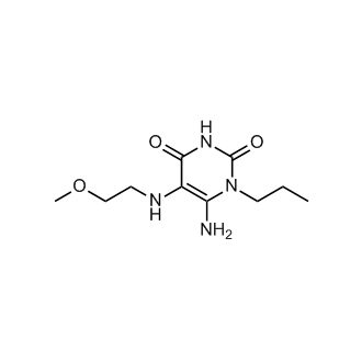 6-Amino-5-[(2-methoxyethyl)amino]-1-propyl-1,2,3,4-tetrahydropyrimidine-2,4-dione