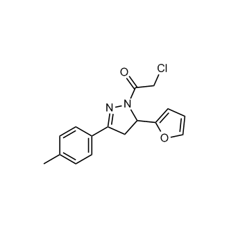 2-Chloro-1-[5-(furan-2-yl)-3-(4-methylphenyl)-4,5-dihydro-1h-pyrazol-1-yl]ethan-1-one