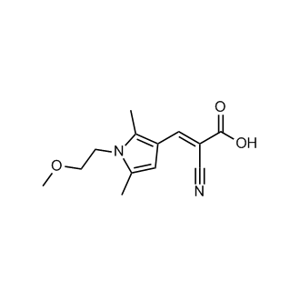 2-Cyano-3-[1-(2-methoxyethyl)-2,5-dimethyl-1h-pyrrol-3-yl]prop-2-enoic acid
