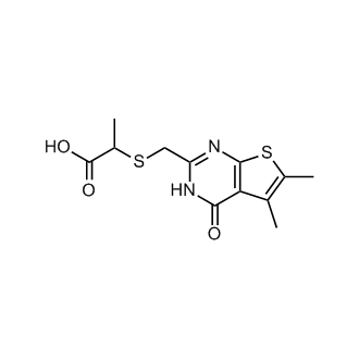 2-[({5,6-dimethyl-4-oxo-3h,4h-thieno[2,3-d]pyrimidin-2-yl}methyl)sulfanyl]propanoic acid
