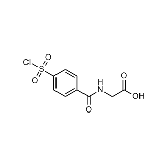 2-{[4-(chlorosulfonyl)phenyl]formamido}acetic acid