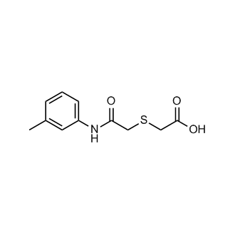 2-({[(3-methylphenyl)carbamoyl]methyl}sulfanyl)acetic acid
