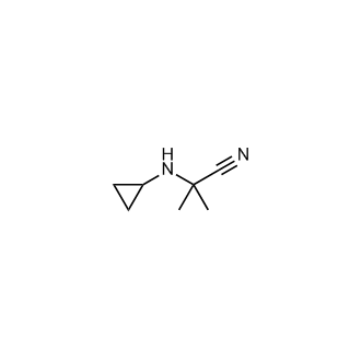 2-(Cyclopropylamino)-2-methylpropanenitrile