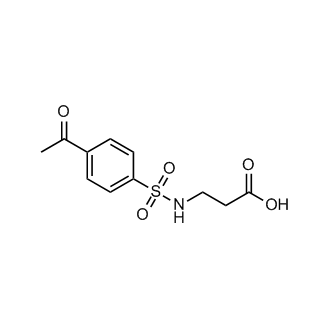 3-(4-Acetylbenzenesulfonamido)propanoic acid
