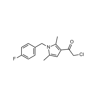 2-Chloro-1-{1-[(4-fluorophenyl)methyl]-2,5-dimethyl-1h-pyrrol-3-yl}ethan-1-one