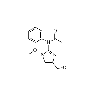 n-[4-(chloromethyl)-1,3-thiazol-2-yl]-n-(2-methoxyphenyl)acetamide