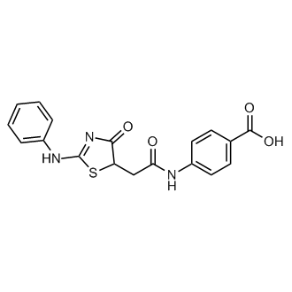 4-{2-[4-oxo-2-(phenylamino)-4,5-dihydro-1,3-thiazol-5-yl]acetamido}benzoic acid