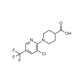 1-[3-chloro-5-(trifluoromethyl)pyridin-2-yl]piperidine-4-carboxylic acid