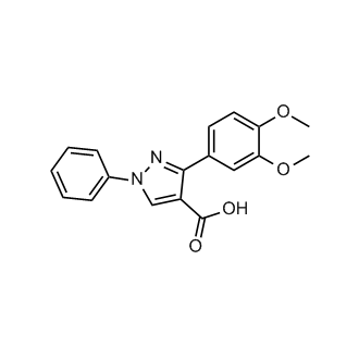 3-(3,4-Dimethoxyphenyl)-1-phenyl-1h-pyrazole-4-carboxylic acid