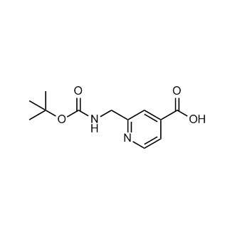 2-({[(tert-Butoxy)carbonyl]amino}methyl)pyridine-4-carboxylic acid