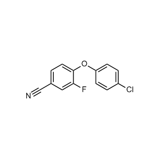 4-(4-Chlorophenoxy)-3-fluorobenzonitrile