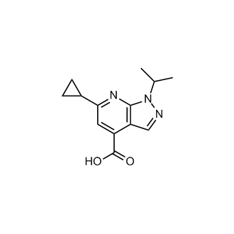 6-Cyclopropyl-1-(propan-2-yl)-1h-pyrazolo[3,4-b]pyridine-4-carboxylic acid