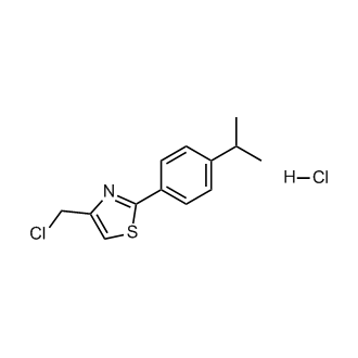 4-(Chloromethyl)-2-[4-(propan-2-yl)phenyl]-1,3-thiazole hydrochloride