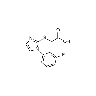 2-{[1-(3-fluorophenyl)-1h-imidazol-2-yl]sulfanyl}acetic acid