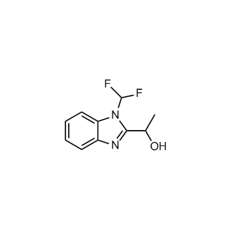 1-[1-(difluoromethyl)-1h-1,3-benzodiazol-2-yl]ethan-1-ol