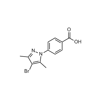 4-(4-Bromo-3,5-dimethyl-1h-pyrazol-1-yl)benzoic acid
