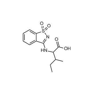 2-((1,1-Dioxidobenzo[d]isothiazol-3-yl)amino)-3-methylpentanoic acid