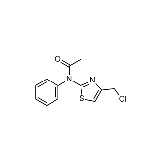 n-[4-(chloromethyl)-1,3-thiazol-2-yl]-n-phenylacetamide
