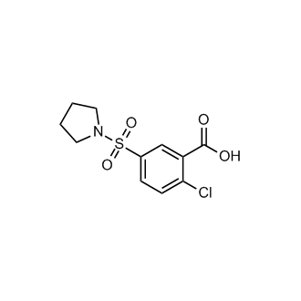 2-Chloro-5-(pyrrolidine-1-sulfonyl)benzoic acid