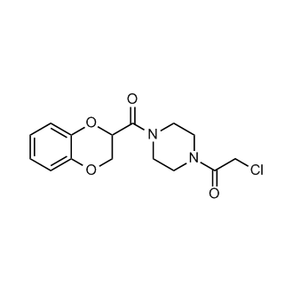 2-Chloro-1-[4-(2,3-dihydro-1,4-benzodioxine-2-carbonyl)piperazin-1-yl]ethan-1-one