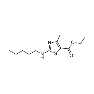 Ethyl 4-methyl-2-(pentylamino)-1,3-thiazole-5-carboxylate