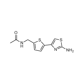 n-{[5-(2-amino-1,3-thiazol-4-yl)thiophen-2-yl]methyl}acetamide