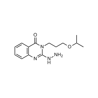 2-Hydrazinyl-3-[3-(propan-2-yloxy)propyl]-3,4-dihydroquinazolin-4-one