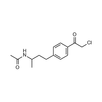 n-{4-[4-(2-chloroacetyl)phenyl]butan-2-yl}acetamide