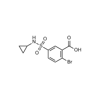 2-Bromo-5-(cyclopropylsulfamoyl)benzoic acid