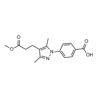 4-[4-(3-methoxy-3-oxopropyl)-3,5-dimethyl-1h-pyrazol-1-yl]benzoic acid